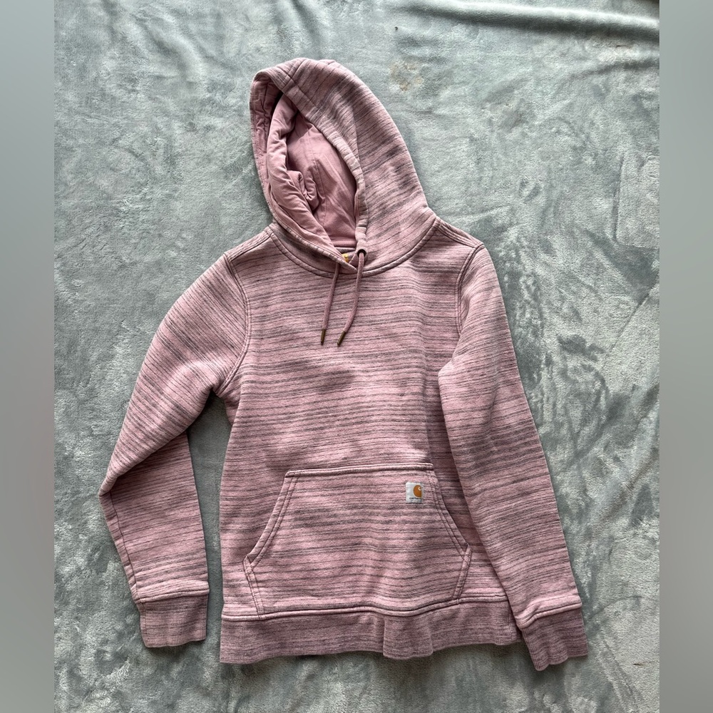 Carhartt Women's Heathered Pink Hoodie